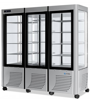 Mini vitrine réfrigérée blanche 86L