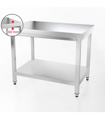 Table inox sans dosseret P. 700 mm L. 1500 mm STTF-157 - CUISTANCE
